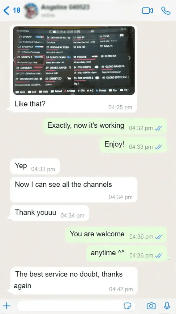 IPTV Land Box client feedback